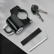 ヘルメットロック 工具付き ヘルメットホルダー バイクロック バイク用品 鍵 ロック スクーター 自転車 バイク 盗難防止 ヘルメット 盗難対策 簡単取り付け 便利