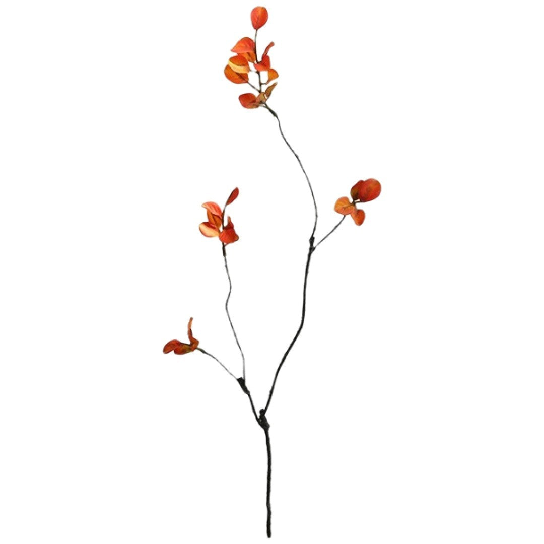 フェイクツリー 3本セット 人工観葉植物 フェイクグリーン 装飾 造花 インテリア雑貨 飾り 紅葉 枝 リーフ 葉 秋 冬 おしゃれ ナチュラル かわいい シンプル 玄関 リビング 和室 寝室 茶 赤 橙