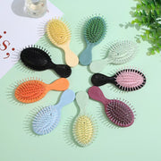 ヘアブラシ クッションブラシ ヘアケア用品 ヘアセット用品 コンパクト 小型 小さめ 持ち運び可能 無地 ピンク ブルー グリーン シンプル カジュアル 可愛い キュート ポップ おしゃれ