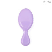ヘアブラシ クッションブラシ ヘアケア用品 ヘアセット用品 コンパクト 小型 小さめ 持ち運び可能 無地 ピンク ブルー グリーン シンプル カジュアル 可愛い キュート ポップ おしゃれ