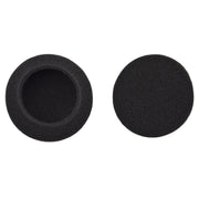 ヘッドホン交換用イヤーパッド 2枚セット 1ペア カバースポンジ 取替え スペア 直径5cm ヘッドフォン 左右 両耳 ブラック