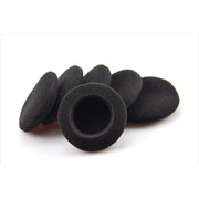 ヘッドホン交換用イヤーパッド 2枚セット 1ペア カバースポンジ 取替え スペア 直径5cm ヘッドフォン 左右 両耳 ブラック