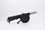 手動送風機 バーベキューファン 手回し ガンタイプ エアブロア BBQ 火起こし器 キャンプ アウトドア ブロワー 持ち運び ポータブル 送風器 電池不要 電源不要 簡単 便利