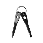 ミニドライバー プラス マイナス キーリング付き 六角穴付き 携帯 持ち運び コンパクト 工具 小さい 小型 便利 キーホルダー ハンドツール 修理 ネジ回し ネジ締め DIY リペア 手動工具
