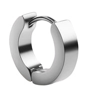 ピアス フープピアス メンズ レディース ユニセックス アクセサリー フープ 輪 リング 片耳 単品 シンプル ホワイト ブラック シルバーカラー ゴールドカラー