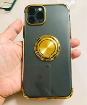 iPhoneケース スマホカバー アイフォン 落下防止 リング付き クリア 透明 薄型 軽量 背面保護 傷防止 スタンド機能 おしゃれ シンプル iPhone6 7 8 11 12 X XS XR XsMax 6s 6plus 6splus 7plus 8plus 11Pro 11ProMax 12mini 12Pro 12ProMax