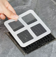排水口シール 20枚セット バス用品 排水口シート 排水口カバー 正方形 髪の毛取り ゴミ取り 髪の毛 浴室 お風呂 使い捨て 詰まり防止 簡単 便利