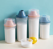ランドリーボトル 詰め替えボトル 1000ml 1500ml 洗濯洗剤 粉洗剤 計量 容器 ケース 洗剤ボトル 詰め替え用 ディスペンサー シンプル 使い分け 便利 お洒落 コンパクト