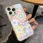 iPhoneケース iPhoneカバー スマホカバー スマホケース 背面保護 傷防止 星 スター かわいい おしゃれ キュート iPhone 13 14 15 16 Pro ProMax plus 携帯カバー アイフォン スマートフォン