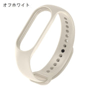 Xiaomi Mi band スマートウォッチバンド 交換用 ベルト シャオミ 3 4 5 6 7 ソフト 無地 シンプル メンズ レディース カラバリ豊富