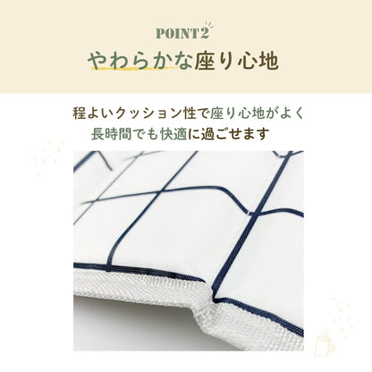 折りたたみクッション 携帯クッション 4つ折り 8つ折り レジャーマット 座布団 商品画像4