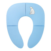 補助便座 子ども用便座 折りたたみ式 キッズ ベビー トイレ補助 トイトレ トイレ練習用 トイレ用品 折り畳み式 吸盤付き 携帯 コンパクト 持ち運び 可愛い キュート シンプル 旅行 外出 お出かけ 出先
