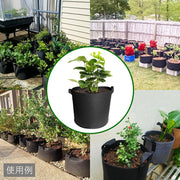 栽培袋 単品 20ガロン 不織布製 プランター 植木鉢 布鉢 不織布ポット 大型 深め 軽量 軽い 持ち手付き ガーデニング 家庭菜園 野菜栽培 園芸