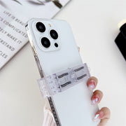 スマホクリップ 単品 スマホストラップ用 ネックストラップ用 後付け ホール 携帯 ホルダーストラップ 落下防止 紛失防止 取付用 クリア 透明