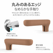 ドアノブカバー グリップクッション シリコン製 衝突防止 静電気防止 壁の傷つき防止 滑り止め 怪我防止 汚れ防止 キズ防止 レバーハンドル用 柔らかい クッション ソフト 子供安全対策 部屋 家具 扉 トイレ リビング