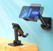 スマホスタンド 壁掛け用 貼り付けタイプ 角度調整 スマホホルダー 多目的 スマホアクセサリー スマートフォンスタンド シンプル キッチン お風呂 バスルーム 寝室 洗面所
