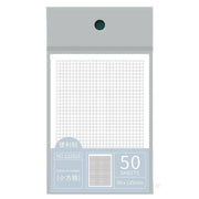 付箋 メモ帳 50枚 大きい 大きめ 方眼 罫線入り 文房具 文具 事務用品 ふせん ノート メモ用紙 粘着 TODO 日記 作図 学生 拡張 勉強 受験勉強 メモ帳 シンプル