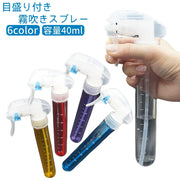 ハンドスプレー 霧吹きスプレー 霧吹き 容器 コンパクト 目盛り付 40ML ヘアーアレンジ お花の水やり 持ち運び楽々 デザインが面白い 雑貨 多目的