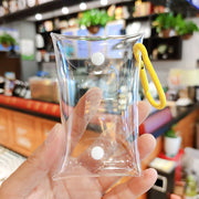 ミニポーチ レディース カラビナ 小物入れ クリア 透明 ポーチ 収納ケース キーホルダー リップポーチ 小物収納 ケース クリアケース おしゃれ かわいい 女性 女子 大人女子 持ち運び ポータブル