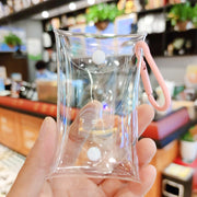 ミニポーチ レディース カラビナ 小物入れ クリア 透明 ポーチ 収納ケース キーホルダー リップポーチ 小物収納 ケース クリアケース おしゃれ かわいい 女性 女子 大人女子 持ち運び ポータブル