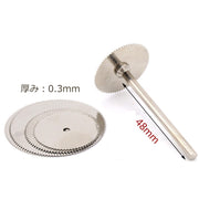 丸鋸刃 5枚セット シャフト 丸鋸 丸ノコ カット 切断 ミニルーター 16 18 22 25 32mm 2.35 3mmシャフト 軸 プラスチック アルミ合金 木材 切削工具 工具 道具 ツール