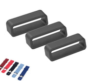 交換用ベルトリング ベルトループ 交換用 2個セット シリコン スマートウォッチアクセサリー 12mm 14mm 16mm 18mm 20mm 22mm 24mm 26mm 修理 腕時計アクセサリー ベルトバックル ソフト やわらかい カラバリ豊富 アレンジ 白 赤 紫 黒 橙 ピンク 青 緑 黄