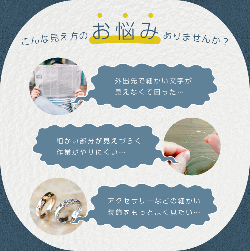 ルーペ 折り畳み 小型 10倍 20倍 30倍 商品画像2