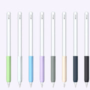 apple pencil ケース アップルペンシル カバーグリップ 単品 1個 第1世代 第2世代 カバー シリコン シリコンカバー アップルペンシル ペンシルケース 汚れ防止 傷防止 ホワイト 白 グレー ピンク