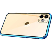 スマホケース iPhoneケース 14 13 12 11 アイフォンカバー 両面ガラス 全面保護 マグネットバンパー フルカバー 9H 強化ガラス クリア 透明 360度 耐衝撃 傷防止 磁石 金属フレーム スマートフォンケース ユニセックス メンズ レディース 女性 婦人 スマホカバー アイフォーン用