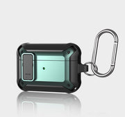 AirPods用 エアーポッズ用 ケース カバー 第1 第2 第3世代 第4世代 Pro 保護 耐衝撃 軽量 ワイヤレス充電可能 カラビナ付き