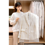 衣類カバー 洋服カバー ジッパー 前開き フルカバー 衣装カバー 半透明 型崩れ防止 ほこり除け クローゼット収納 洗える センターファスナー 衣類収納 ショートサイズ ロングサイズ 衣替え 防汚 整理 コート収納 ワンピース収納 ダニ除け 防虫 スッキリ