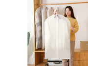 衣類カバー 洋服カバー ジッパー 前開き フルカバー 衣装カバー 半透明 型崩れ防止 ほこり除け クローゼット収納 洗える センターファスナー 衣類収納 ショートサイズ ロングサイズ 衣替え 防汚 整理 コート収納 ワンピース収納 ダニ除け 防虫 スッキリ