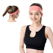 ヘッドバンド ヘアバンド スポーツ メンズ レディース 男女兼用 運動 トレーニング フィットネス ジム ヨガ ヘアアクセサリー 汗止め 髪留め 無地 単色 シンプル ユニセックス