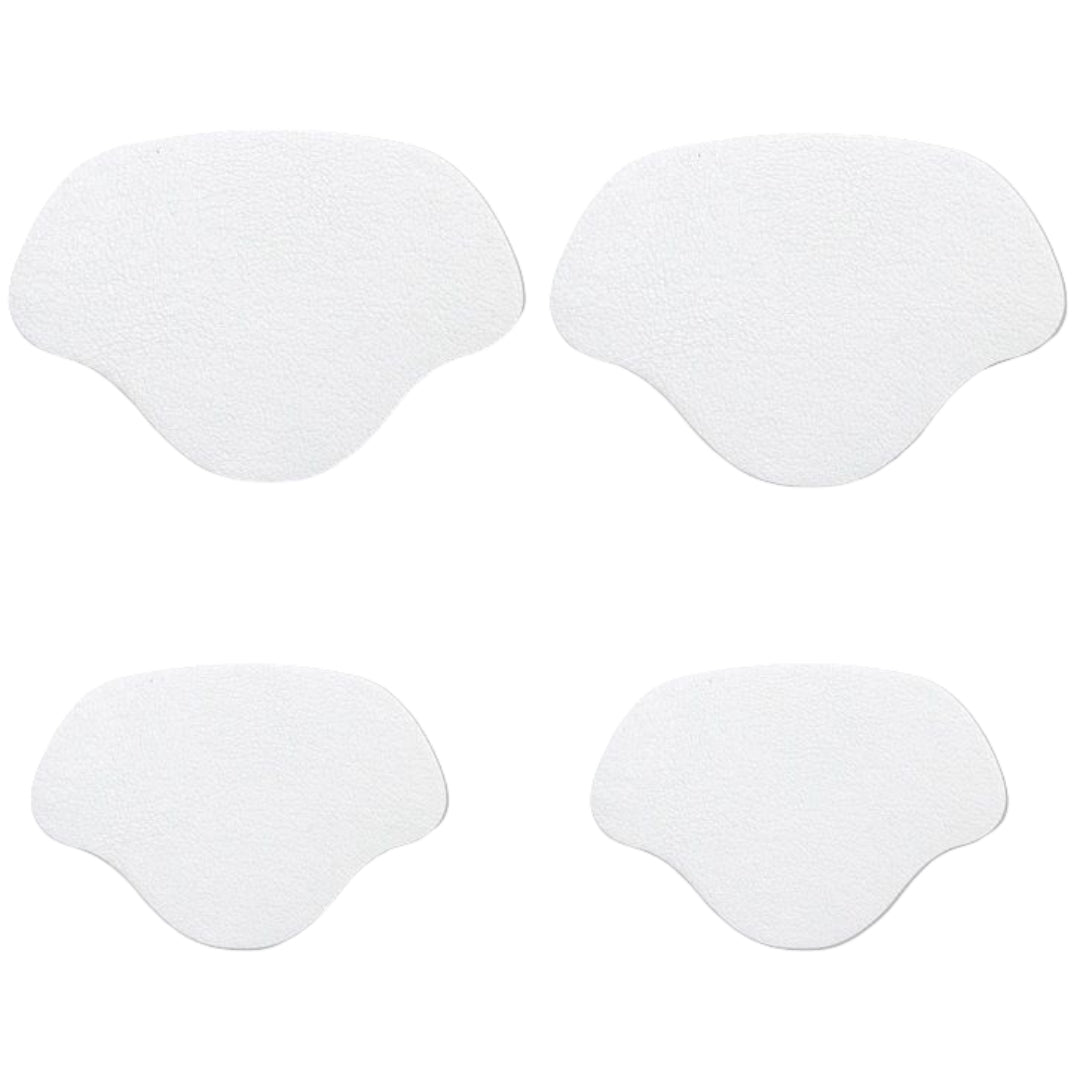 かかと修理パッチ 大小セット セット かかと補修材 靴用品 補修用品 ホワイト バリエーション画像