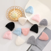 猫耳 ハンドメイド材料 10個セット 5ペア ネコ耳 手芸用品 貼り付けモチーフ ねこ耳 パーツ アニマル ふわふわ ハンドクラフト 手作り DIY おしゃれ かわいい カチューシャ ぬいぐるみ ヘアアクセサリー 部品