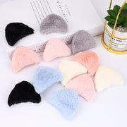 猫耳 ハンドメイド材料 10個セット 5ペア ネコ耳 手芸用品 貼り付けモチーフ ねこ耳 パーツ アニマル ふわふわ ハンドクラフト 手作り DIY おしゃれ かわいい カチューシャ ぬいぐるみ ヘアアクセサリー 部品