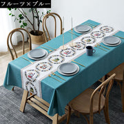 テーブルクロス テーブルカバー テーブルマット 食卓カバー マルチカバー 正方形 北欧風 汚れ防止 防水 キッチン ダイニング リビング 120×120cm 140×140cm インテリア雑貨 テーブルセッティング 滑り止め 傷防止 防油 PVC 不織布 プリント 花柄 フラワー チェック エスニック風 おしゃれ 上品 ギフト 贈り物 新生活 引っ越し 家庭用 自宅用 業務用