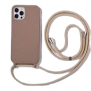 iPhone用ケース スマホカバー iPhone用カバー 携帯ケース ショルダーストラップ付 レディース 背面保護 傷防止 落下防止 シンプル 無地 単色 マット 斜め掛け おしゃれ かわいい 大人可愛い 女性 アイフォン用 アイフォーン用 スマートフォン