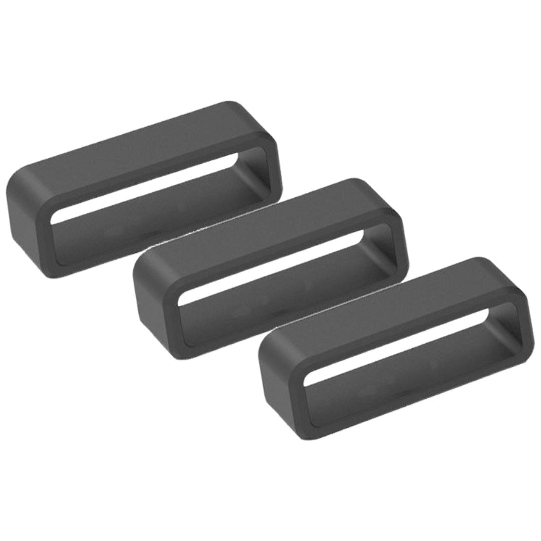 交換用ベルトリング ベルトループ 交換用 5個セット シリコン スマートウォッチアクセサリー グレー5個セット バリエーション画像