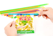 袋留めクリップ キッチンクリップ 24個セット 袋止め 密封 キッチン整理用品 保存クリップ 食品保存 長方形 食材保存 食べかけ 湿気対策 便利