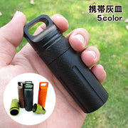 携帯灰皿 ボトル 密閉 防水 爪楊枝ケース 薬瓶 ピルケース 小物入れ 収納  サバイバルギア コンパクト ポータブル おしゃれ アウトドア キャンプ 登山