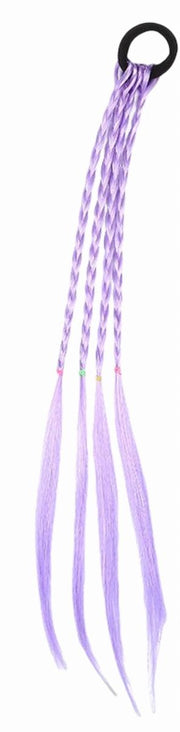 エクステンション ヘアゴム付き エクステ キッズ用 子ども 子供 女の子 女児 レディース つけ毛 まとめ髪 ポニーテール カラバリ豊富 かわいい ダンス