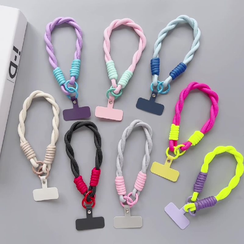 スマホストラップ 携帯ストラップ ハンドストラップ 編み込み 丸紐 ひも 商品画像2