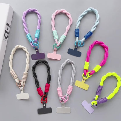 スマホストラップ 携帯ストラップ ハンドストラップ 編み込み 丸紐 ひも 商品画像2