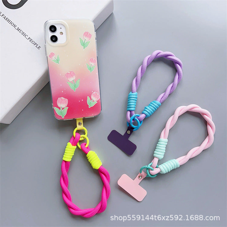 スマホストラップ 携帯ストラップ ハンドストラップ 編み込み 丸紐 ひも 商品画像3