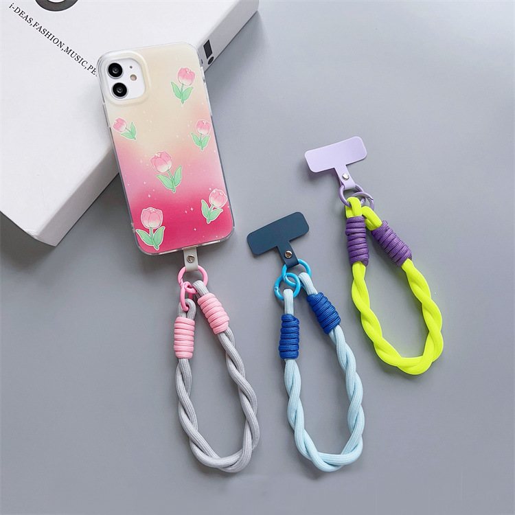 スマホストラップ 携帯ストラップ ハンドストラップ 編み込み 丸紐 ひも 商品画像4