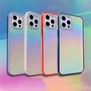 iPhoneケース スマートフォンケース スマホカバー 携帯カバー オーロラカラー 背面保護 傷防止 アップル シンプル かわいい おしゃれ 男女兼用 男性用 女性用 アイフォン アイフォーン
