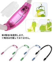 ネックライト 懐中電灯 LEDライト 乾電池式 首掛け 調光可能 角度調整可能 簡易照明 作業灯 防災グッズ 読書灯 夜間 散歩 ランニング ウォーキング キャンプ アウトドア