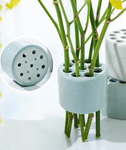花茎ホルダー 花瓶用 花器 生け花 華道 手芸 フラワーアレンジメント 花束 ブーケホルダー ステムホルダー 簡単