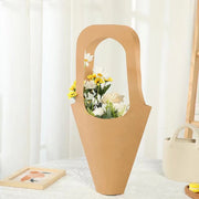 ギフトバッグ クラフトバッグ フラワーバッグ 花束 プレゼント ギフト 贈り物 持ち手 紙 ラッピング袋 ギフトラッピング 無地 シンプル おしゃれ